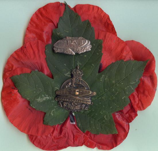 TANK CORPS CANADIEN.